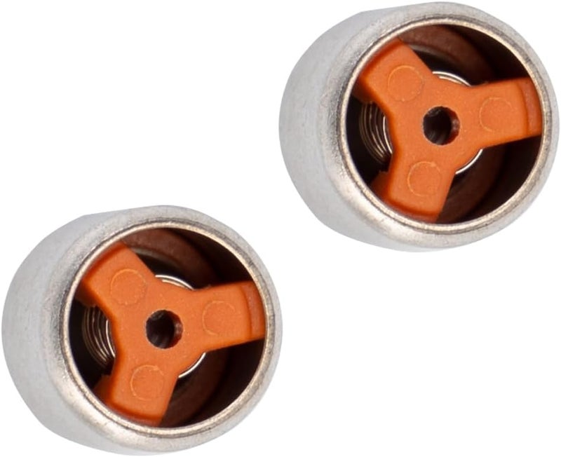 LesNau Car Original Oil By-pass Walve One-Way Valve 2PCS 55563957 for Chevrolets Cruze 1.6L 1.8L Epica 1.8 AVEO Engine New Oil Flow Red Opel Zafira Oil Check, Replace# 90530050 55556227, Orange - Image 1
